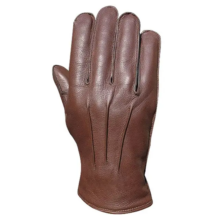 Hestic Sports Wear Custom Winter Men Classic Touch Screen Sheepskin Leather Gloves